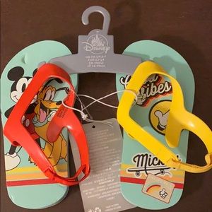 Mickey Mouse flip flops